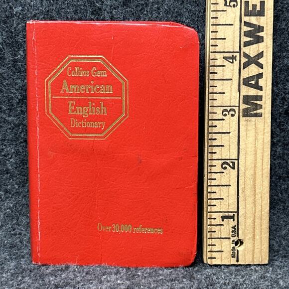 Vintage 1977 Collins Gem American English Pocket Dictionary Collectible - Picture 1 of 16